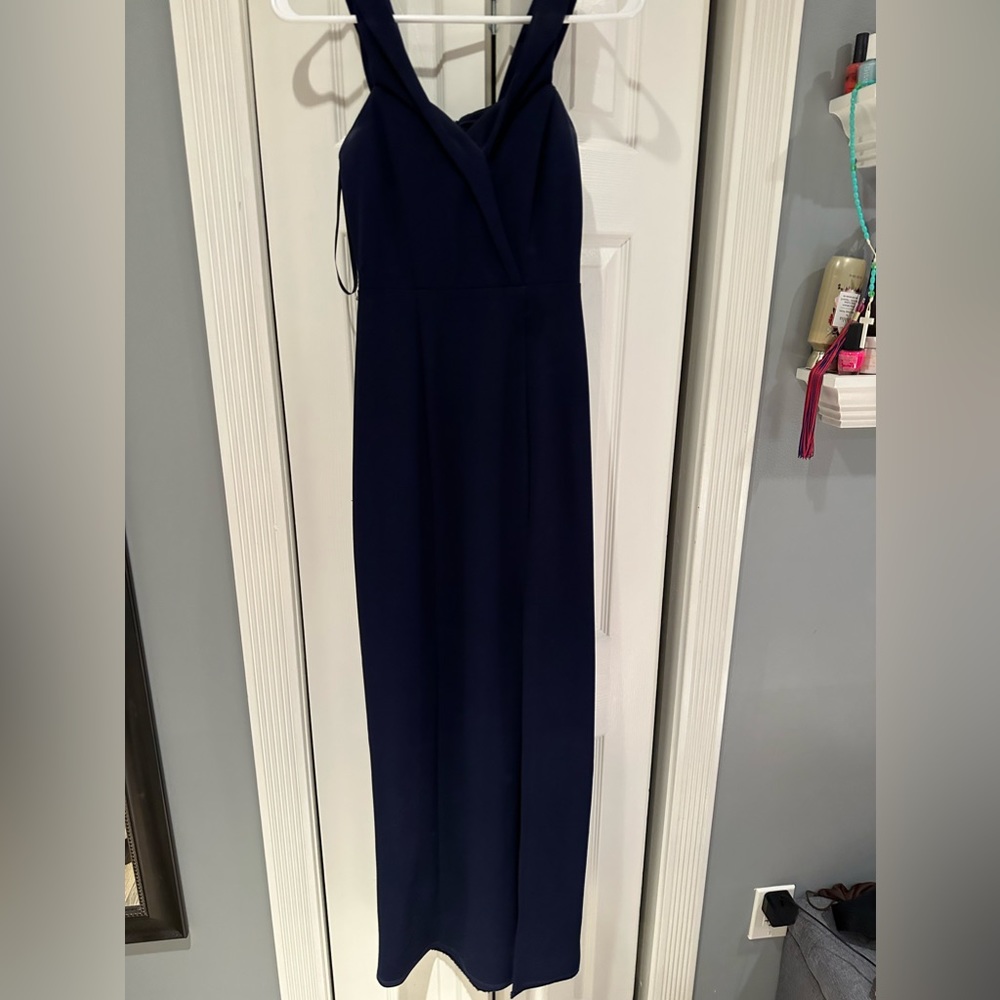 Long bridesmaid dress worn once size 3